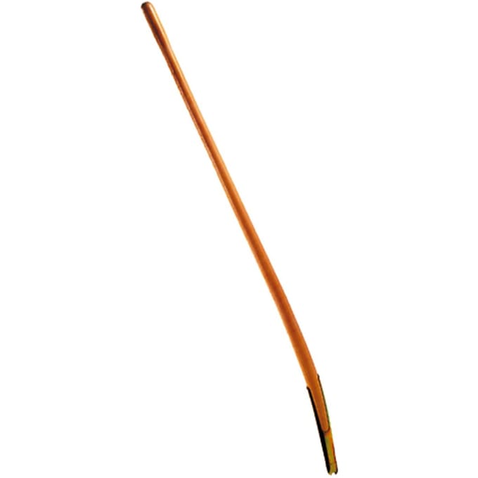 Talen Tools - Greepsteel - Met bus - 130 cm - Gebogen - Essenhout