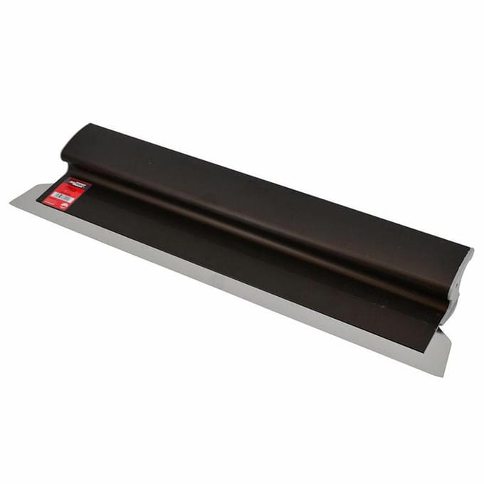 AWTools AW30338BL - Spackmes / Stukadoorsmes - 600 mm - RVS Flexibel Blad 0.3 mm - Geanodiseerd Aluminium