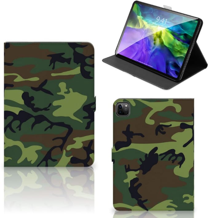 iPad Pro 11 2020/2021/2022 Tablet Hoes Army Dark