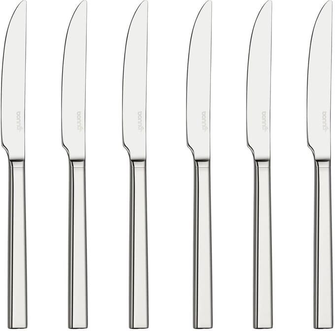 Bonna Tafelmes - Grace - RVS - 23.5 cm - set van 6
