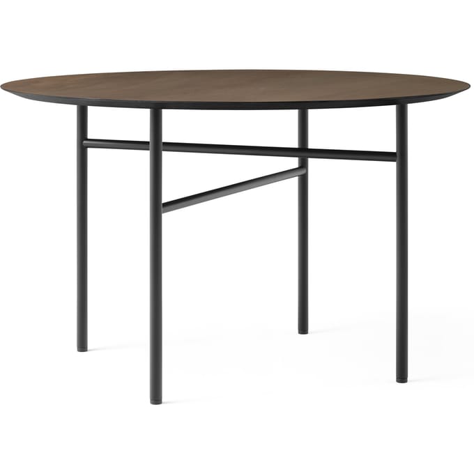 Audo Snaregade tafel - eiken, donker gebeitst - rond Ø 120 cm