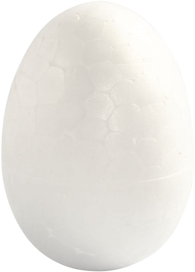 Eieren, H: 4,8 cm, wit, 100 stuk/ 1 doos