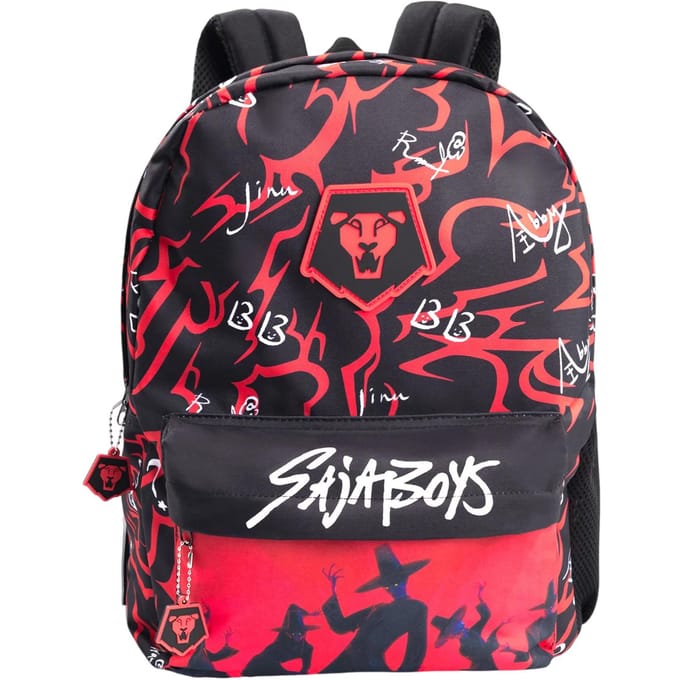 K-Pop Demon Hunters Saja Boys Backpack One Size rouge/noir