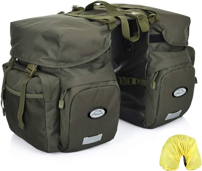 Fietstassen Set - Fietsbagage - Fietsen - Waterdicht Nylon - 50 L - Groen