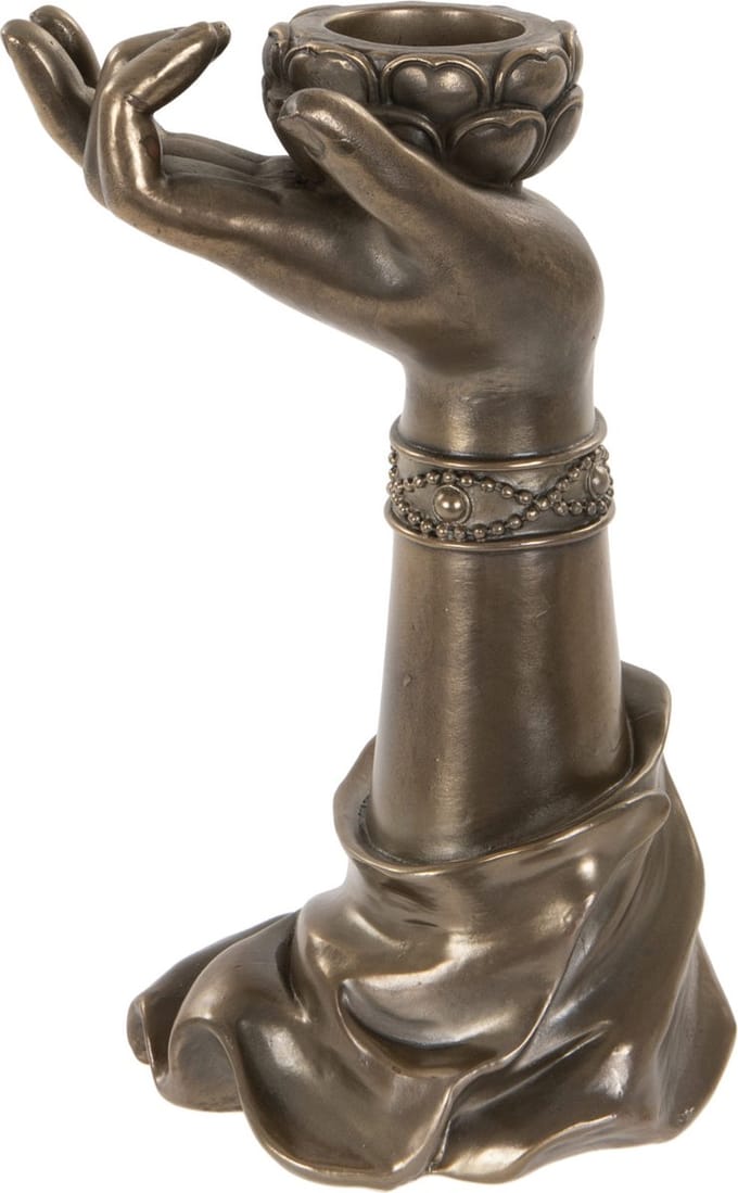 Theelichthouder - Boeddha hand
