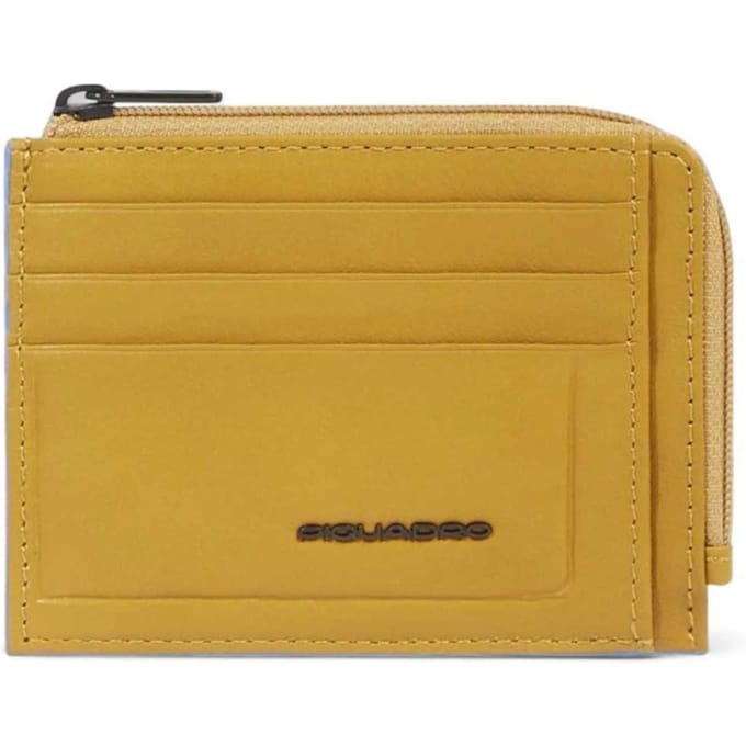 Creditcardhouder Piquadro Mannen Geel leer - PP4822S138R-G