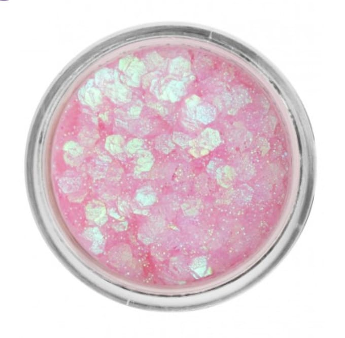 PXP pressed chunky glitter cream pink ice cream chameleon 10 ml