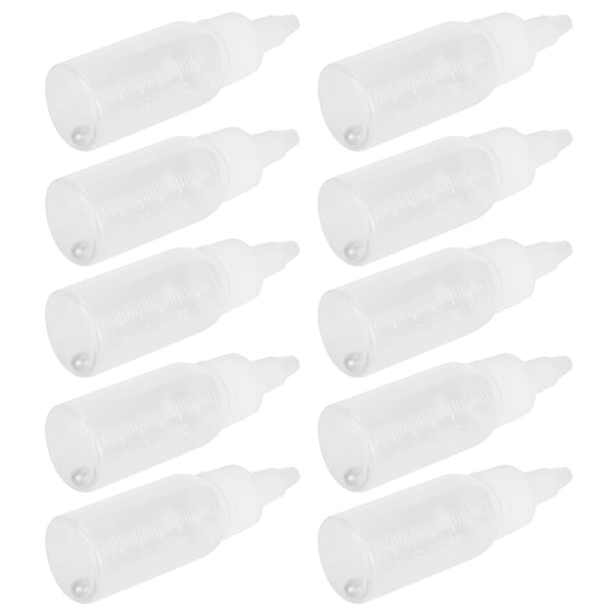 30ml Lege Verffles Corrosiebestendig Knijp Pigment Condiment Container met Schaal white