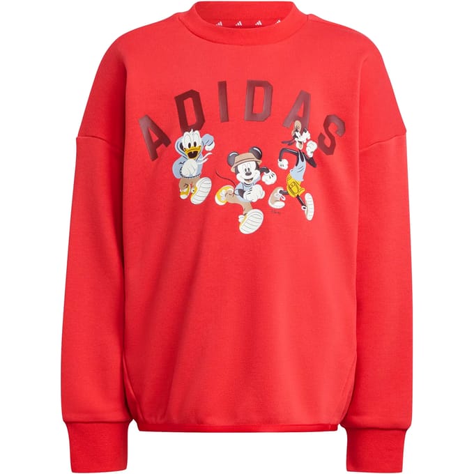 Adidas X Disney Mickey Mouse Sweatshirt Joggers Set Rood 12-24 Months Kinderen