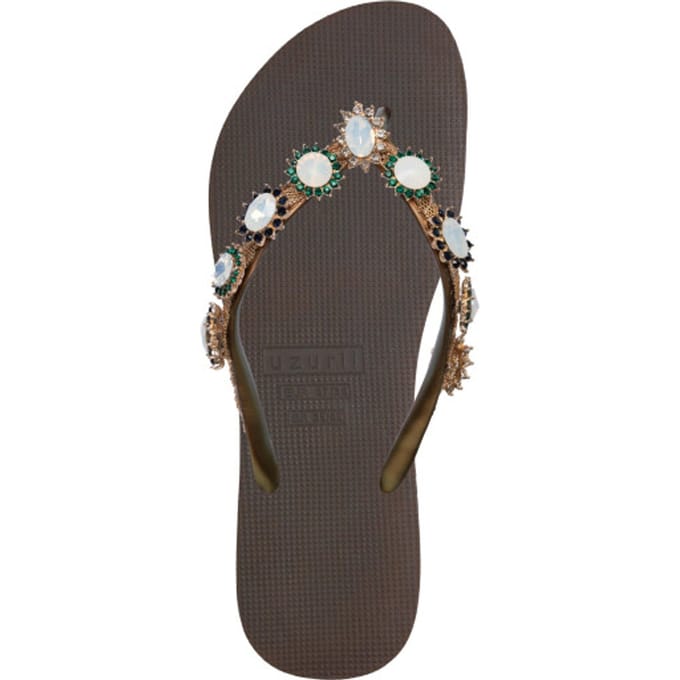 Uzurii | Teenslippers | Dames | Koffie | Maat 39/40