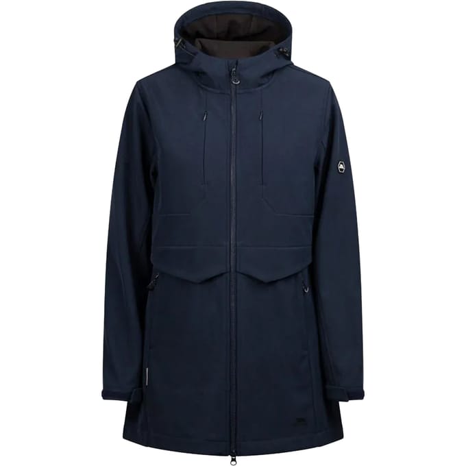 Trespass Dames Aylmer Soft Shell Jacket (Navy Marl)