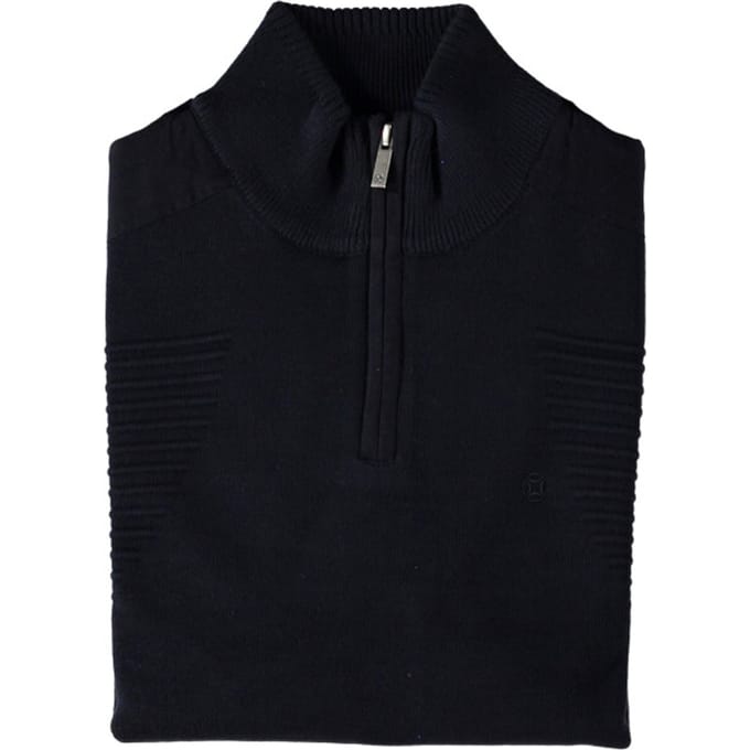 Fellows United - Half zip trui - Mannen - L - Blauw - Katoen - 52.1118