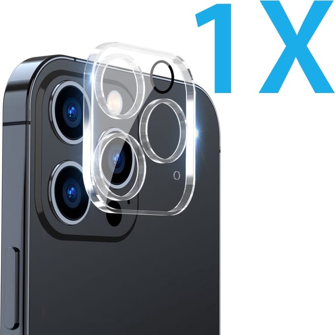 Camera lens Protector 1x Geschikt voor: iPhone 16 Pro Max - screen protector - glas - bescherm je camera - beschermglas - Transparant