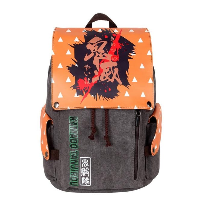 Anime Demon Slayer Messenger Bag ONE PIECE Schooltas Rugzak blauw