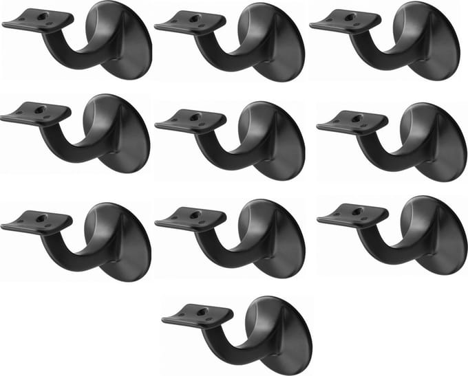 Hermeta Leuninghouder - 3506-70 - Zwart - Holzadel - 10 stuks
