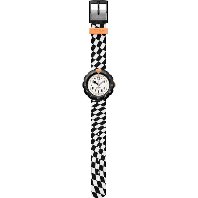 Flik Flak 5+ Power Time FPSP069 Race Flag Horloge