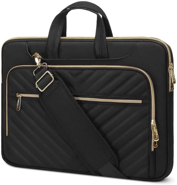 Laptoptas - Aktetas Notebooktas - Zakelijk Reizen Woonwerk - Verstelbare Schouderband - 15 inch