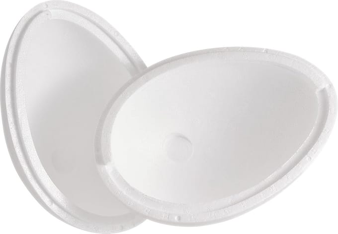 Knutselmateriaal Styrofoam ei 2-delig 21x15cm voor Pasen