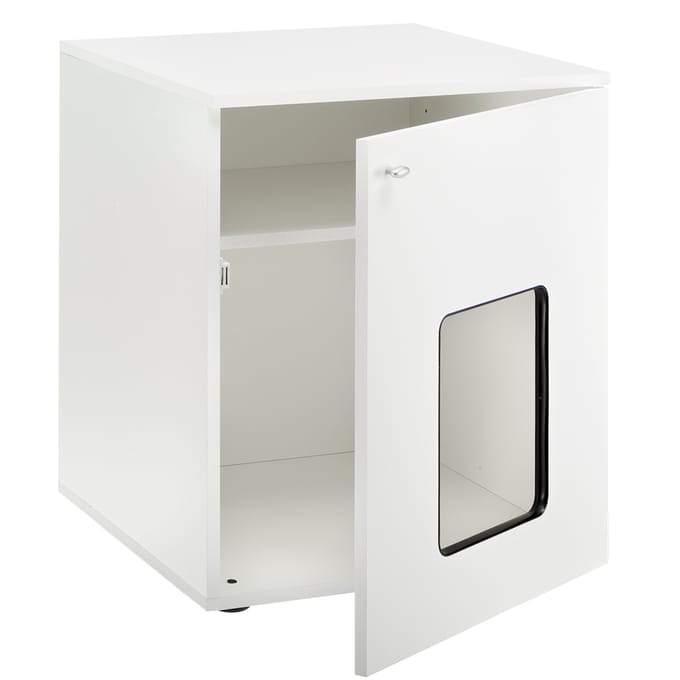 - Wit - Ferplast Kattenkast van Hout