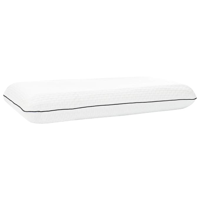 vidaXL - Slapen - kussen - 80 - x - 35 - x - 10 - cm - Medium - Gelschuim - Wit