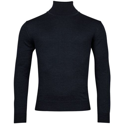 Baileys Trui Rollneck Merino Single Knit Navy / male