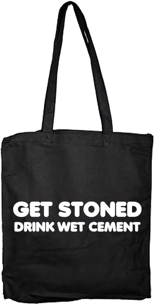 Tokigt Get Stoned Drink Wet Cement draagtas SH-4-10118-H6-8