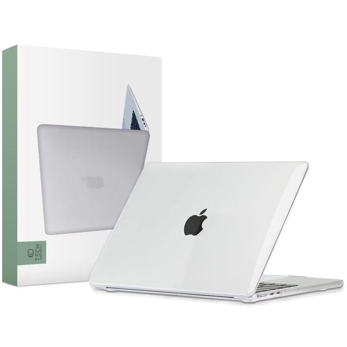 Tech-Protect SmartShell Case for MacBook Air 13" M2 / M3 / 2022-2024 - Transparent
