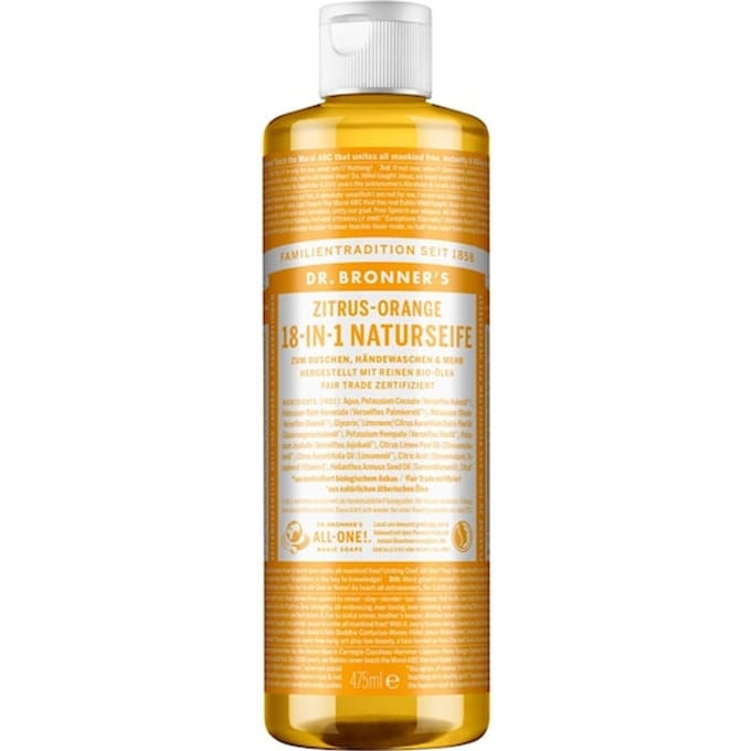 Dr. Bronner's Zeep 18-in-1 natuurlijke zeep Vloeibare Dames 475 ml