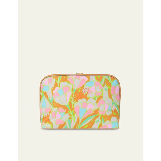 Oilily Chelsey - Toilettas - Dames - Met Spiegeltje - Waterdicht - Bruin - One size