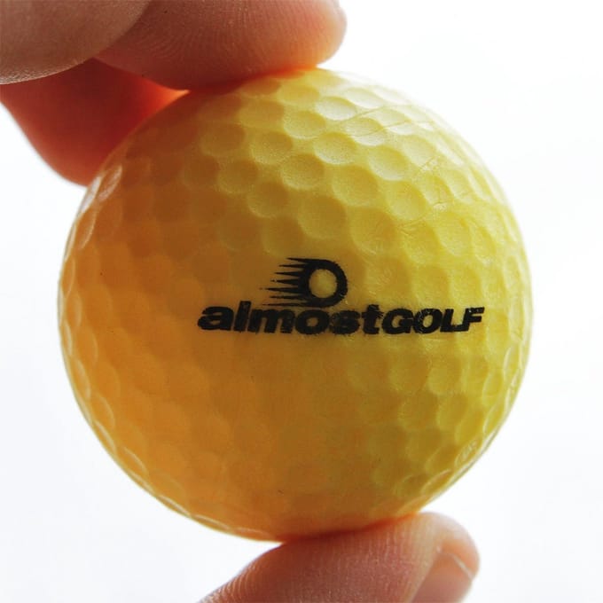 Set van 10 Gele Oefengolfballen voor Veilige Golfswing