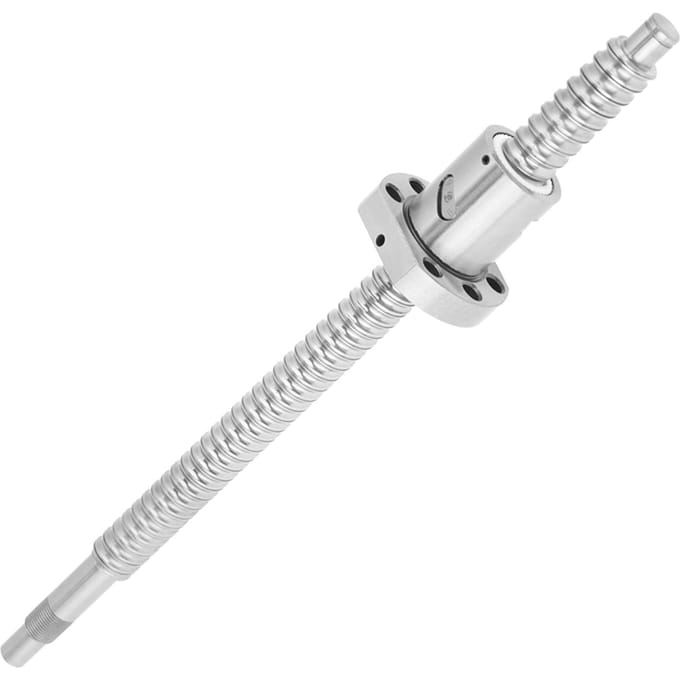 SFU1605 300mm Gerolde Kogelomloopspindel Kogelmoer Anti Speling zonder Zijdelingse Eindlagers