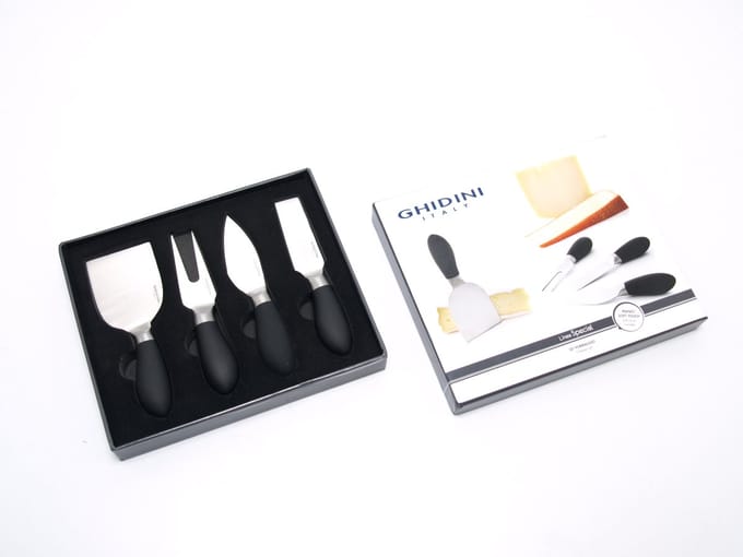 Kaasset 4-delig in cadeauverpakking  - Ghidini