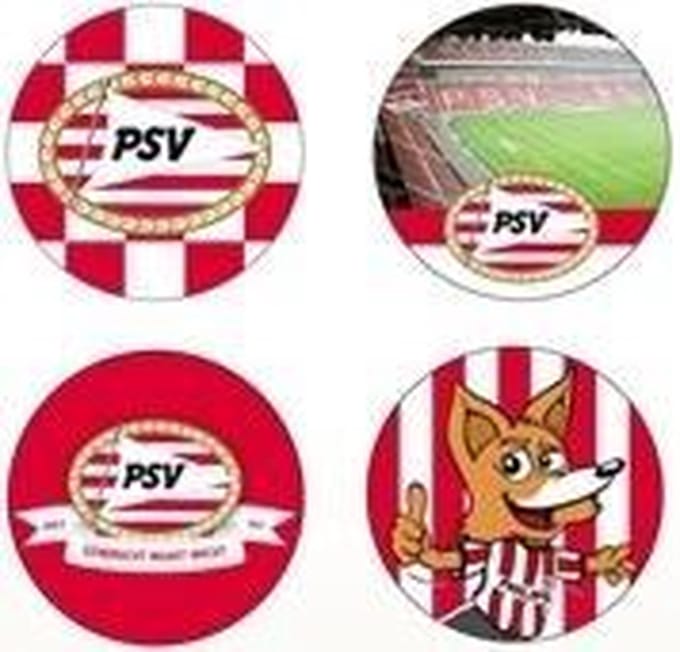 Psv Buttonset 4 Stuks