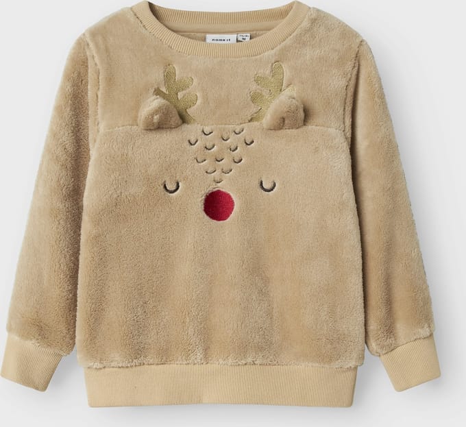 NAME IT - NMNRKOLO LS RLX TEDDY - Unisex - Sweaters
