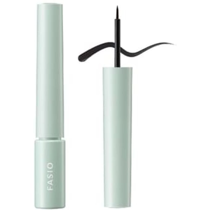 Kose - Fasio Ultra Waterproof Liquid Eyeliner 01 Dense Black