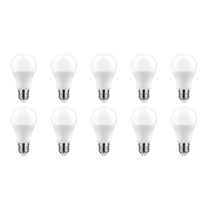 Technik E27 LED Lamp 11.1W - 1055lm - 6000K - Daglicht Wit - LED Globe A60 - Vervangt 75W Halogeen Gloeilamp - 10 stuks