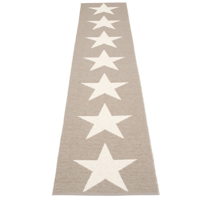 Pappelina - Viggo One vloerkleed - modder - 70 x 350 cm - bruin