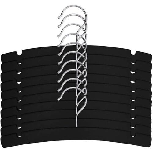 Prénatal kledinghanger hout 10 stuks Black unisex