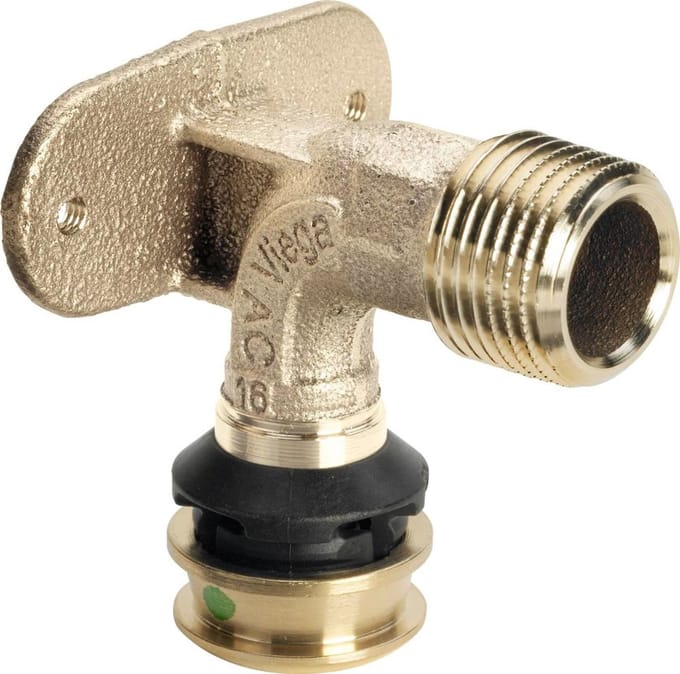Viega Raxofix-wandschijf, d 20mm, R 1/2 siliciumbrons model 5325.4, 724450
