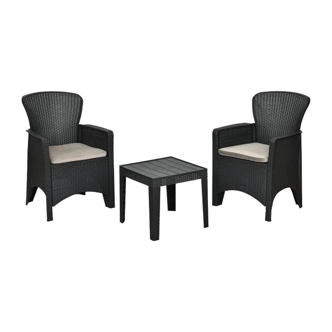 Bolero Elements set met stoelen en tafel voor buiten