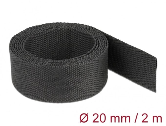 Delock 20794 Krimpkous Zwart 20 mm 10 mm Krimpverhouding:2:1 1 stuk(s)