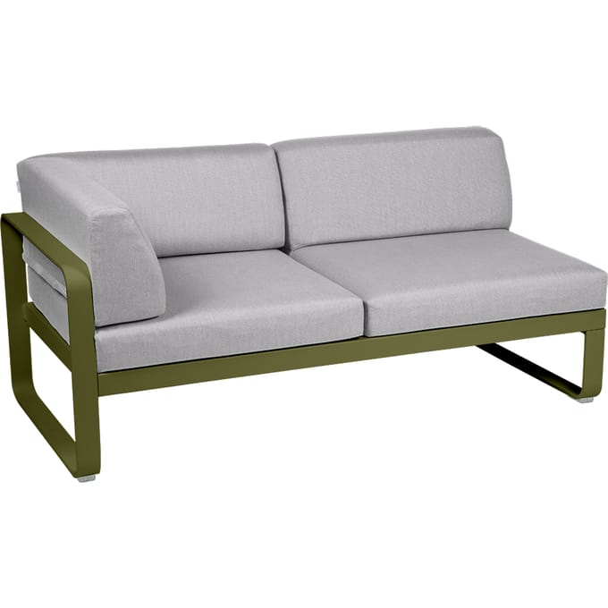 Fermob BELLEVIE hoekmodule links - D3 Pesto - 79 Flanelgrijs