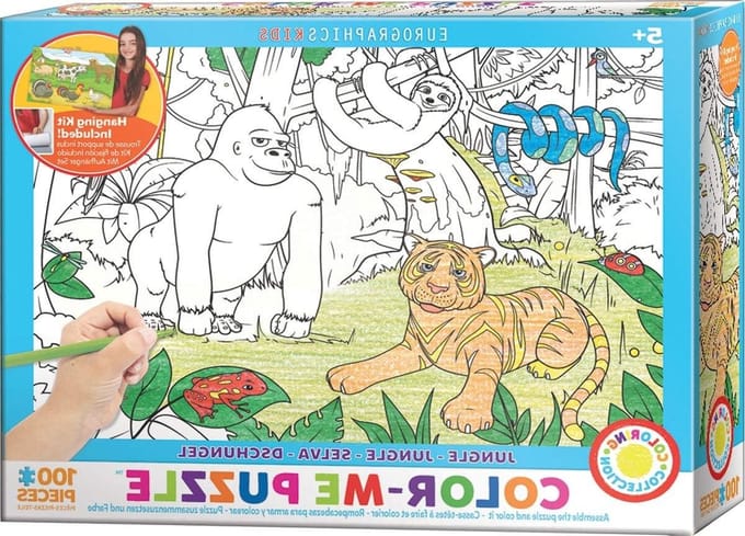 Eurographics 15.521.9–2.265.7 mm colour-me Jungle Puzzle (100)