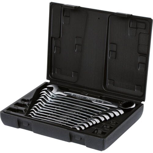 KS Tools 503.4665 503.4665 Ring-steeksleutelset Sleutelbreedte (metrisch) 8 - 19 mm