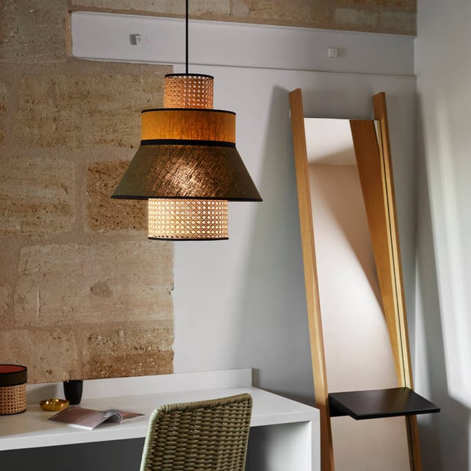 MARKET SET Singapore ML hanglamp kaki/curry