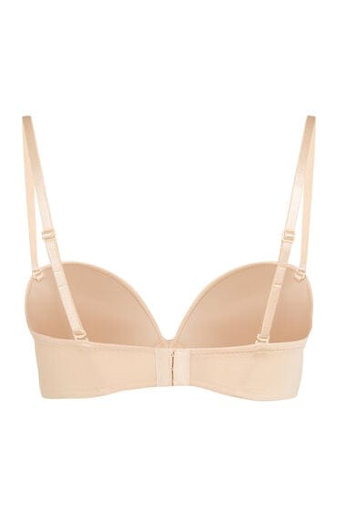 Hunkemöller Voorgevormde strapless maximizer beugel bh Beige