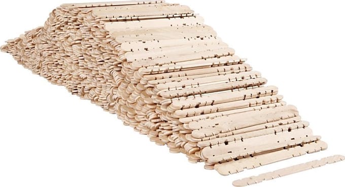 Creotime Houten Knutselset Constructie 11,5 Cm Blank 1000 Stuks