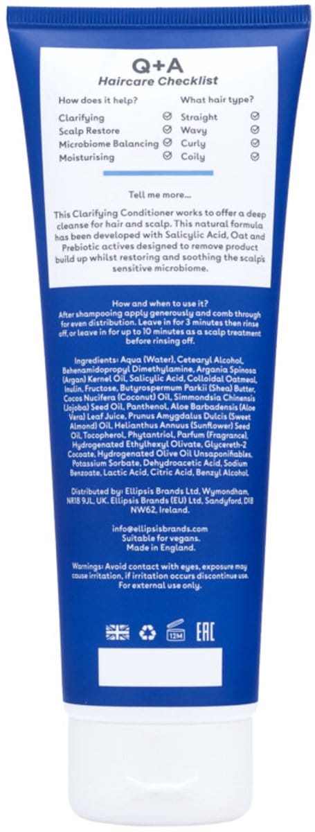 Q+A Clarifying Conditioner - 3 x 250 ml - Voordeelverpakking