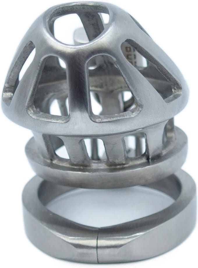 BON4MHinged RVS Small & Medium kuisheidskooi Male Chastity Cage Stainless Steel Chastity Device