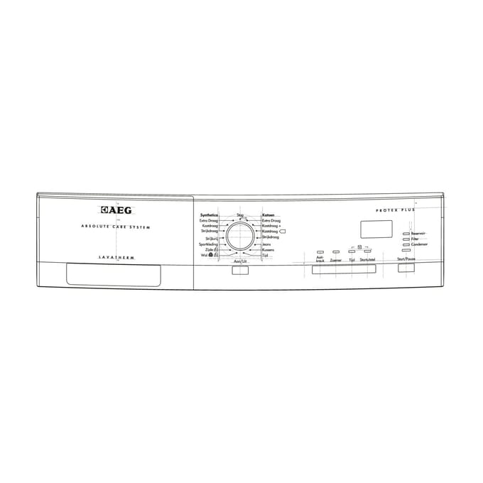 AEG controlepaneel, greeplijst, AEG 140018694012